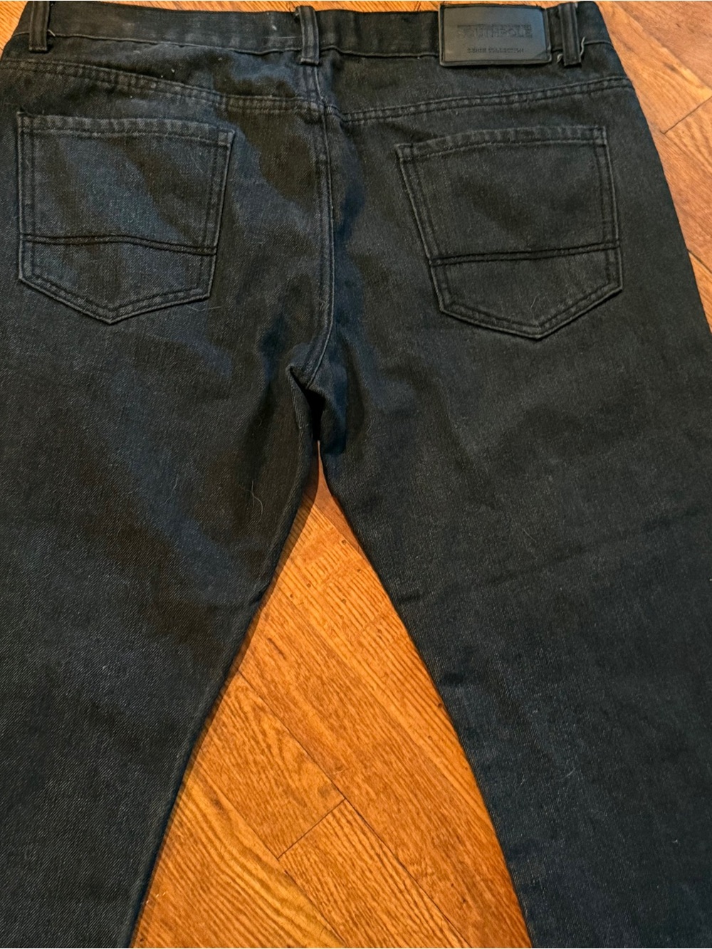 Vintage Y2K Southpole Baggy Jeans -black 36x30🔥 - Picture 3 of 8